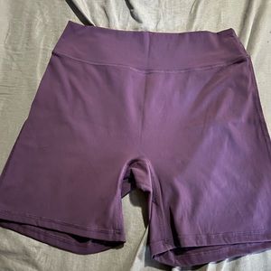 6in eggplant legacy shorts.